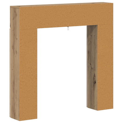 Eldstadsram Artisan-ek 102 x 18 x 100,5 cm Konstruerat trä