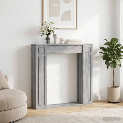 Eldstadsram Grå Sonoma 100 x 20 x 100 cm Konstruerat trä