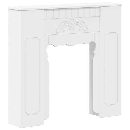 Eldstadsram Vit 93 x 20 x 89 cm Konstruerat trä