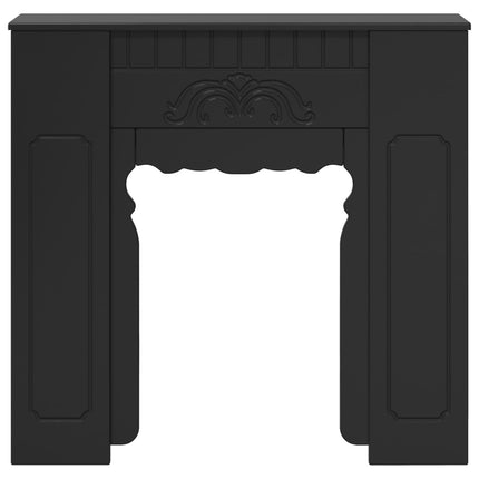 Eldstadsram Svart 93 x 20 x 89 cm Konstruerat trä
