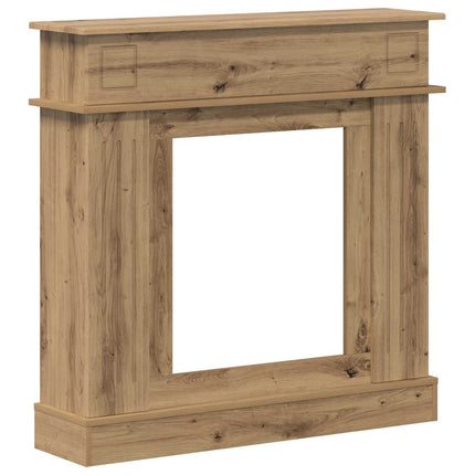 Eldstadsram Artisan-ek 102 x 26 x 100 cm Konstruerat trä