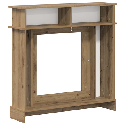 Eldstadsram Artisan-ek 102 x 26 x 100 cm Konstruerat trä