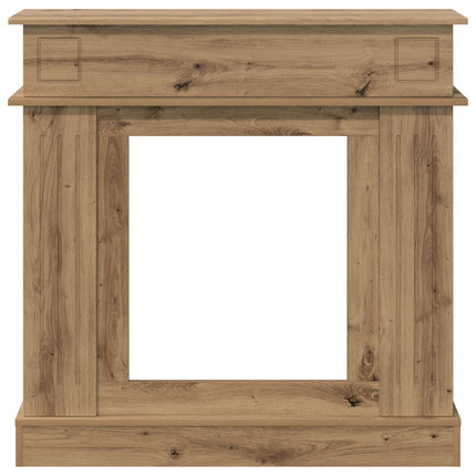 Eldstadsram Artisan-ek 102 x 26 x 100 cm Konstruerat trä