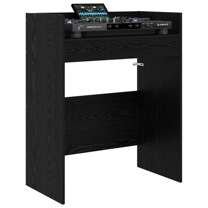 DJ-bord Svart ek 102 x 45 x 102 cm Konstruerat trä