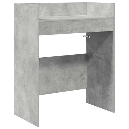 DJ-bord Betonggrå 102 x 45 x 102 cm Konstruerat trä