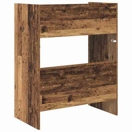 DJ-bord Gammalt trä 102 x 45 x 102 cm Konstruerat trä