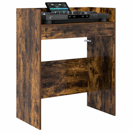 DJ-bord Rökt ek 82 x 45 x 102 cm Konstruerat trä