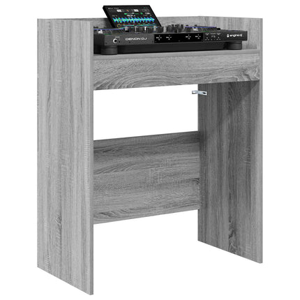 DJ-bord Grå Sonoma 62 x 45 x 102 cm Konstruerat trä