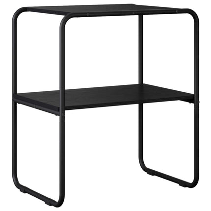 Konsolbord Svart ek 60 x 42,5 x 70 cm Konstruerat trä