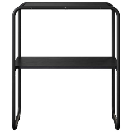 Konsolbord Svart ek 60 x 42,5 x 70 cm Konstruerat trä