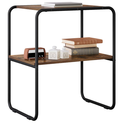 Konsolbord Rökt ek 60 x 42,5 x 70 cm Konstruerat trä