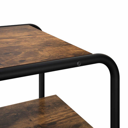 Konsolbord Rökt ek 80 x 42,5 x 70 cm Konstruerat trä