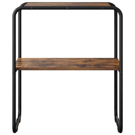 Konsolbord Rökt ek 80 x 42,5 x 70 cm Konstruerat trä