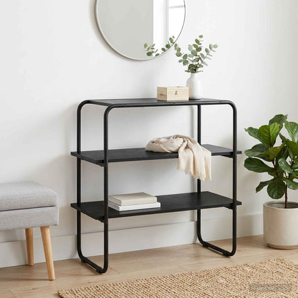 Konsolbord Svart ek 100 x 41 x 75 cm Konstruerat trä