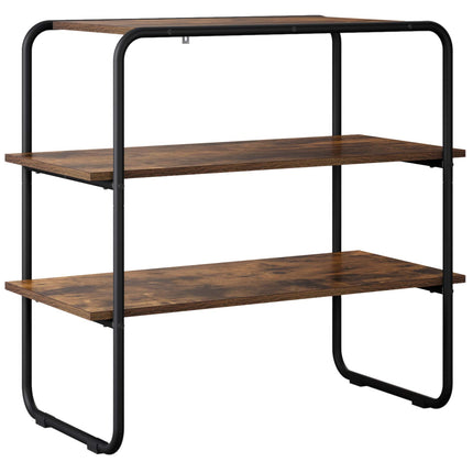 Konsolbord Rökt ek 100 x 41 x 75 cm Konstruerat trä