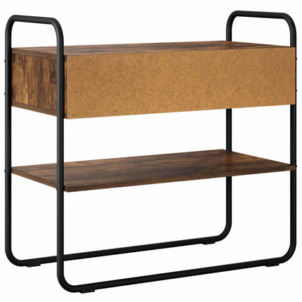 Konsolbord Rökt ek 80 x 40 x 75 cm Konstruerat trä