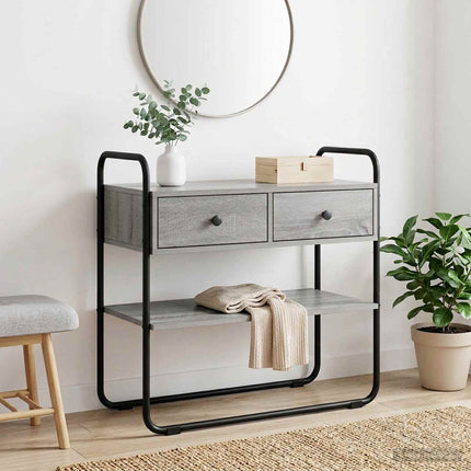 Konsolbord Grå Sonoma 80 x 40 x 75 cm Konstruerat trä