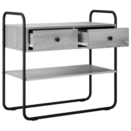 Konsolbord Grå Sonoma 80 x 40 x 75 cm Konstruerat trä