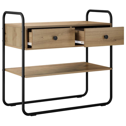 Konsolbord Artisan-ek 80 x 40 x 75 cm Konstruerat trä