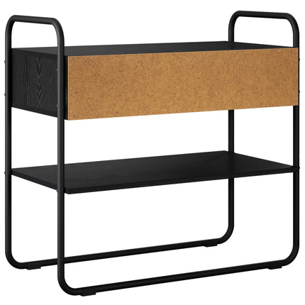 Konsolbord Svart ek 100 x 40 x 75 cm Konstruerat trä