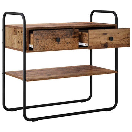 Konsolbord Gammalt trä 100 x 40 x 75 cm Konstruerat trä