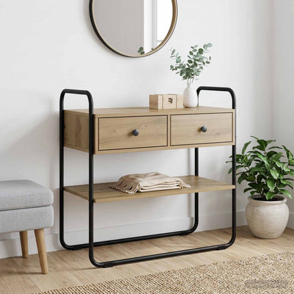 Konsolbord Artisan-ek 100 x 40 x 75 cm Konstruerat trä