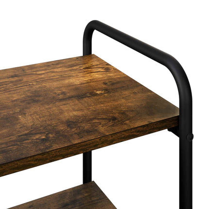 Konsolbord Rökt ek 80 x 35 x 75 cm Konstruerat trä