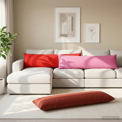 Kasta Kudde 2 st HEERLEN Röd 40 x 145 cm Polyester