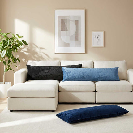Kasta Kudde 2 st HEERLEN Ljusbrun 40 x 145 cm Flanell