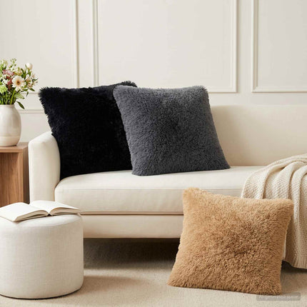 Kasta Kudde 2 st HEERLEN Antracit 70 x 70 cm PV Fleece