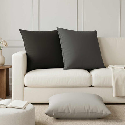 Kasta Kudde 2 st HEERLEN Antracit 80 x 80 cm Polyester