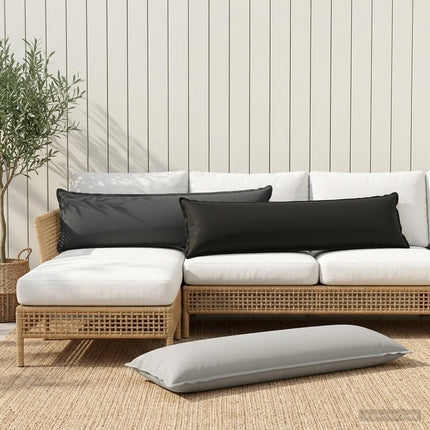 Kasta Kudde HOUTEN Grå 40 x 145 cm Polyester