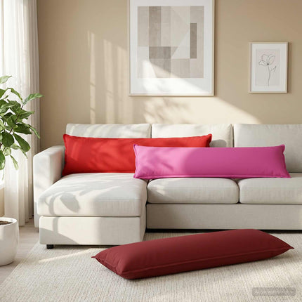 Kasta Kudde HOUTEN Röd 40 x 145 cm Polyester