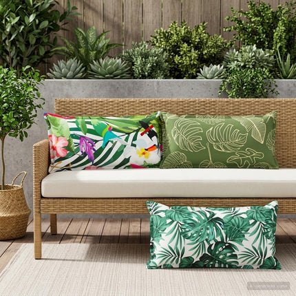 Kasta Kudde 2 st HOUTEN Flerfärgsdesign 40 x 70 cm Polyester