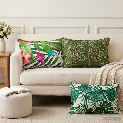 Kasta Kudde 2 st HOUTEN Flerfärgsdesign 50 x 75 cm Polyester