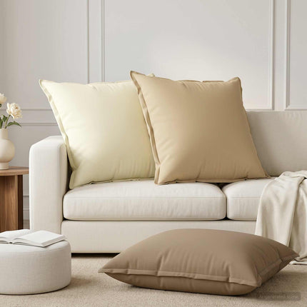 Kasta Kudde 2 st HOUTEN Taupe 65 x 65 cm Polyester