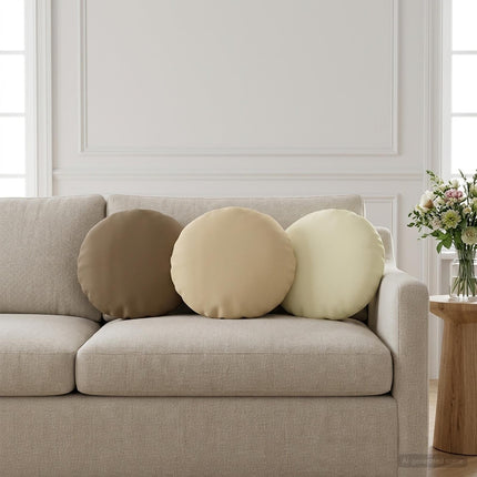 Kasta Kudde 2 st HEERLEN Beige Diam. 40 cm Polyester