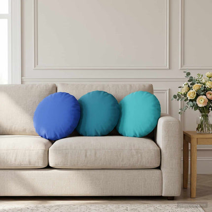 Kasta Kudde 2 st HEERLEN Kungsblå Diam. 40 cm Polyester