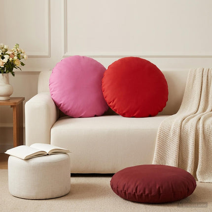 Kasta Kudde 2 st HEERLEN Rosa Diam. 60 cm Polyester