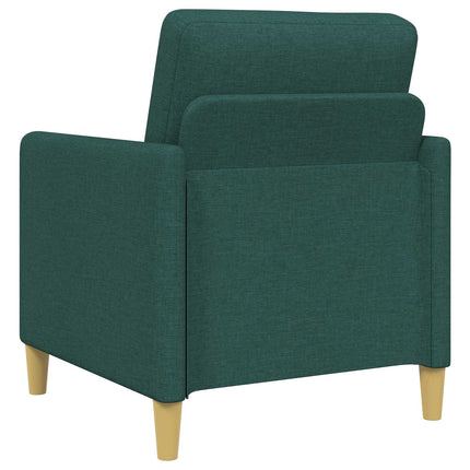 Soffgrupp med förvaring 2 pcs Mörkgrön Polyester