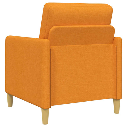 Soffgrupp med förvaring 2 pcs Mörkgul Polyester