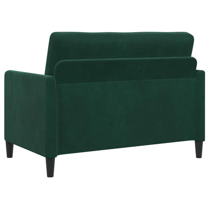 Soffgrupp med förvaring 2 st Mörkgrön Polyester