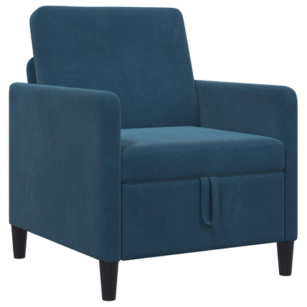 Soffgrupp med förvaring 2 st Blå Polyester