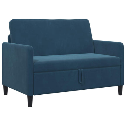 Soffgrupp med förvaring 2 st Blå Polyester