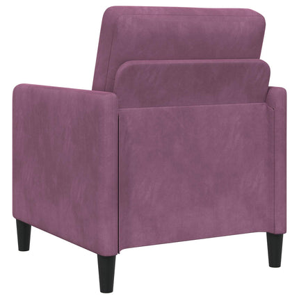 Soffgrupp med förvaring 2 st Lila Polyester