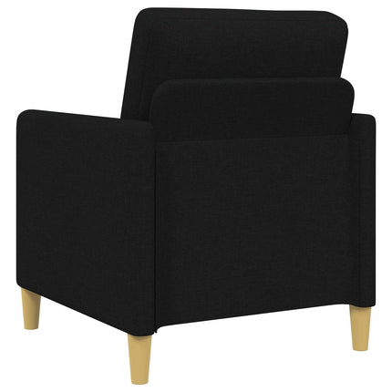 Soffgrupp med förvaring 2 st Svart Polyester