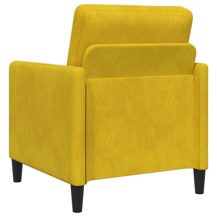 Soffgrupp med förvaring 2 st Gul Polyester