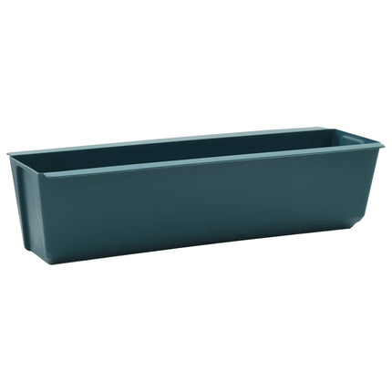 Blomlådor för Euro-pallar 12 pcs Grön 36 x 13,5 x 9,5 cm