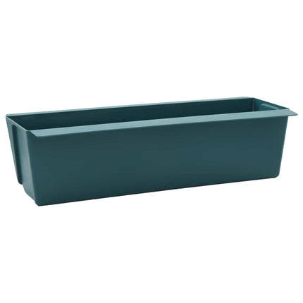Blomlådor för Euro-pallar 24 st Grön 36 x 13,5 x 9,5 cm