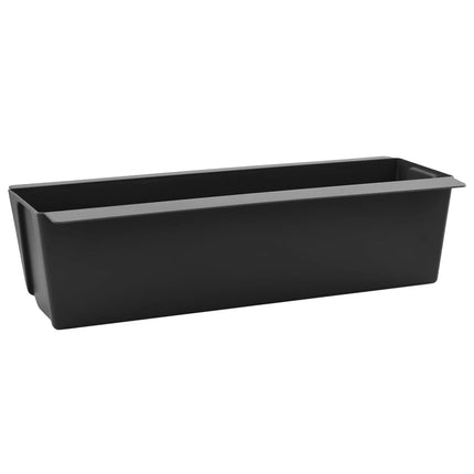 Blomlådor för Euro-pallar 24 pcs Svart 36 x 13,5 x 9,5 cm